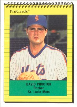 1991 ProCards #707 David Proctor Front