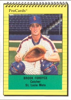 1991 ProCards #714 Brook Fordyce Front