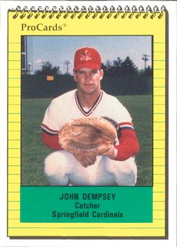 1991 ProCards #744 John Dempsey Front
