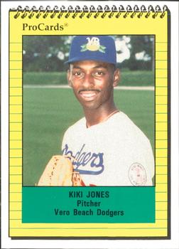 1991 ProCards #769 Kiki Jones Front