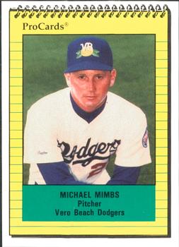 1991 ProCards #770 Michael Mimbs Front