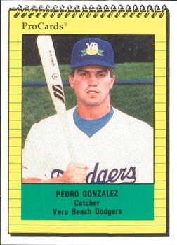 1991 ProCards #776 Pedro Gonzalez Front