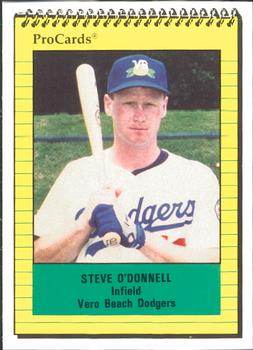 1991 ProCards #784 Steve O'Donnell Front