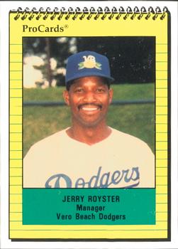1991 ProCards #791 Jerry Royster Front