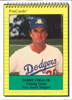1991 ProCards #793 Dennis Lewallyn Front