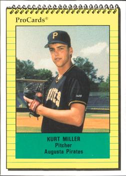 1991 ProCards #803 Kurt Miller Front