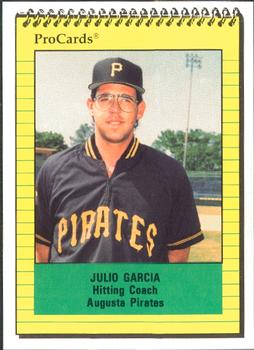 1991 ProCards #823 Julio Garcia Front