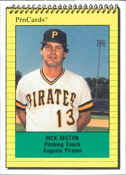 1991 ProCards #824 Rick Keeton Front