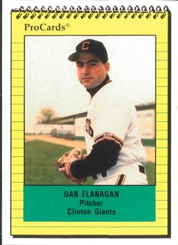 1991 ProCards #827 Dan Flanagan Front