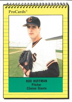 1991 ProCards #829 Rod Huffman Front
