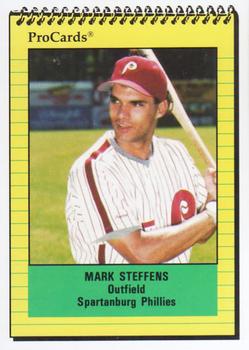 1991 ProCards #912 Mark Steffens Front
