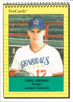 1991 ProCards #919 Chris Gardner Front