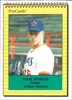 1991 ProCards #926 Shane Reynolds Front