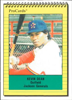 1991 ProCards #936 Kevin Dean Front