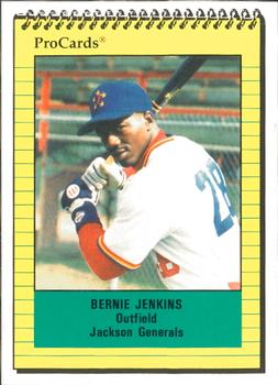 1991 ProCards #938 Bernie Jenkins Front