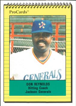 1991 ProCards #941 Don Reynolds Front