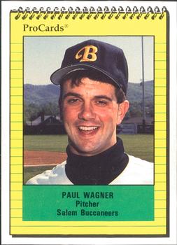 1991 ProCards #951 Paul Wagner Front