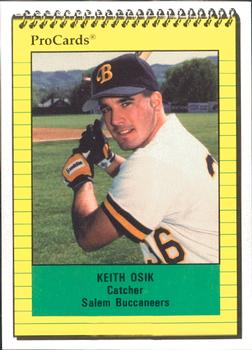 1991 ProCards #956 Keith Osik Front