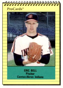 1991 ProCards #971 Eric Bell Front