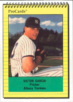 1991 ProCards #1001 Victor Garcia Front