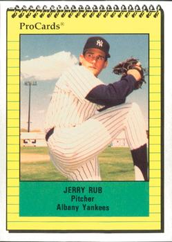 1991 ProCards #1007 Jerry Rub Front