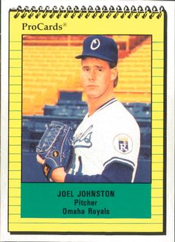 1991 ProCards #1031 Joel Johnston Front