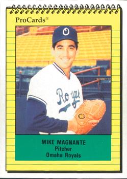 1991 ProCards #1033 Mike Magnante Front