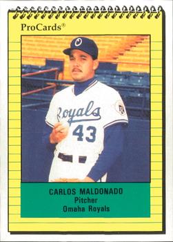 1991 ProCards #1034 Carlos Maldonado Front