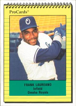 1991 ProCards #1043 Frank Laureano Front