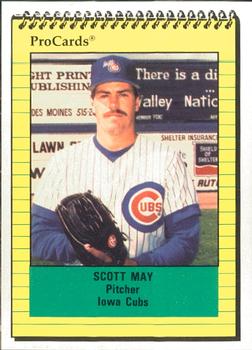 1991 ProCards #1055 Scott May Front