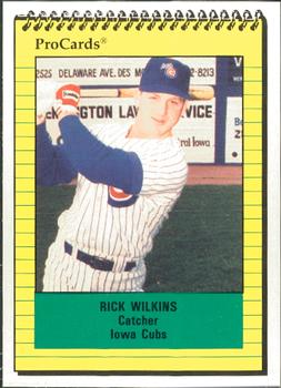 1991 ProCards #1065 Rick Wilkins Front