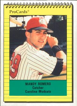 1991 ProCards #1090 Mandy Romero Front