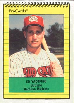 1991 ProCards #1099 Ed Yacopino Front