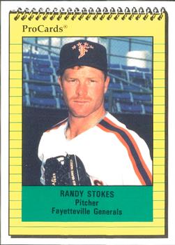 1991 ProCards #1169 Randy Stokes Front