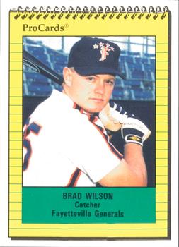 1991 ProCards #1175 Brad Wilson Front