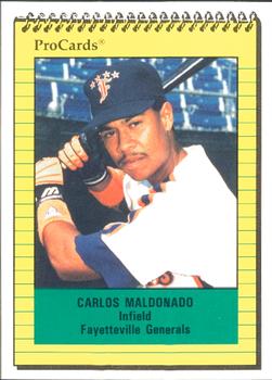 1991 ProCards #1179 Carlos Maldonado Front