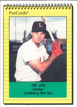 1991 ProCards #1202 Joe Luis Front