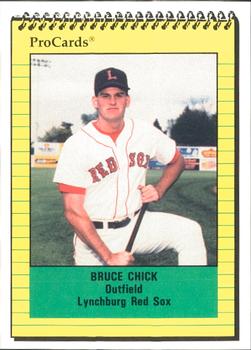 1991 ProCards #1210 Bruce Chick Front