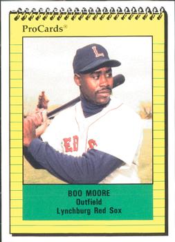 1991 ProCards #1213 Boo Moore Front