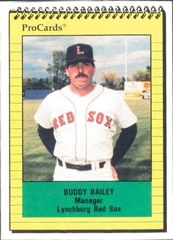 1991 ProCards #1215 Buddy Bailey Front