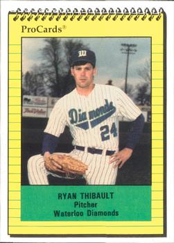 1991 ProCards #1256 Ryan Thibault Front