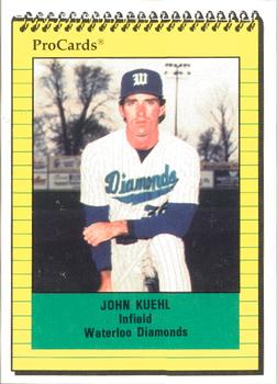 1991 ProCards #1264 John Kuehl Front