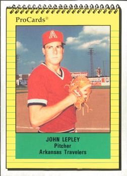 1991 ProCards #1280 John Lepley Front