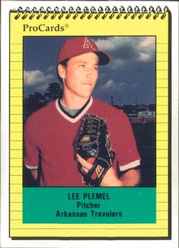1991 ProCards #1285 Lee Plemel Front