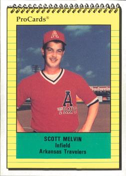 1991 ProCards #1295 Scott Melvin Front