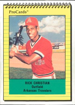 1991 ProCards #1299 Rick Christian Front