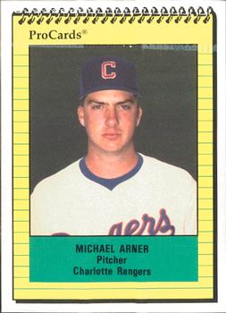 1991 ProCards #1305 Michael Arner Front
