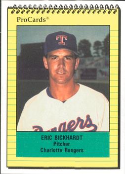 1991 ProCards #1306 Eric Bickhardt Front