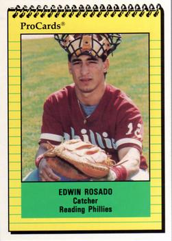 1991 ProCards #1373 Edwin Rosado Front