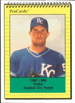 1991 ProCards #1396 Tony Long Front
